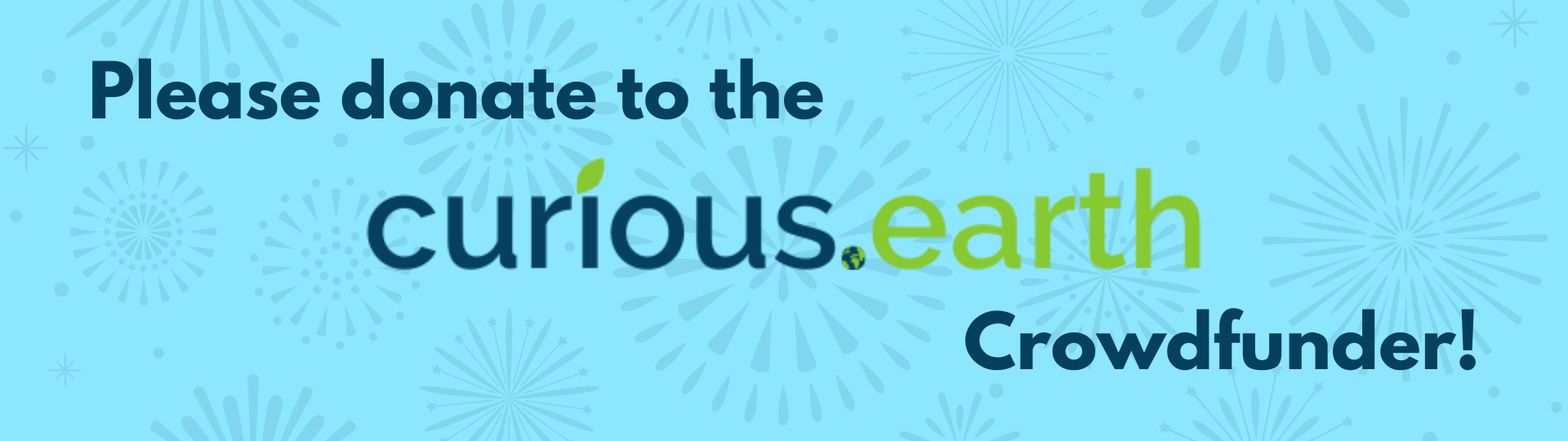 Please donate to the curious.earth crowdfunder